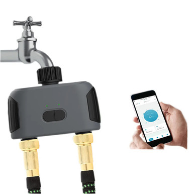 2 Outlet Smart Garden Watering Timer Wifi Automatic Drip Irrigation ...