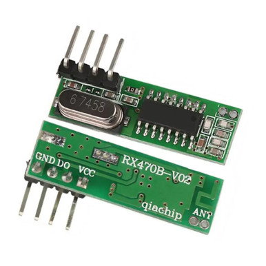 433 Mhz Superheterodyne RF Receiver and Transmitter Module For Arduino ...