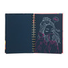 Album neon doodle Book Top Model con set di colori