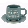 Tazzina da caffè con piattino e scatola - Alex