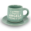 Tazzina da caffè con piattino e scatola - Angela