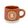 Tazzina da caffè con piattino e scatola - Lettera B