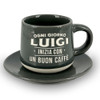Tazzina da caffè con piattino e scatola - Luigi