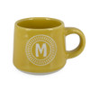 Tazzina da caffè con piattino e scatola - Lettera M