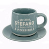 Tazzina da caffè con piattino e scatola - Stefano