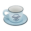 Tazzina da caffè con piattino in confezione regalo - Edoardo