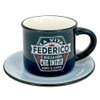 Tazzina da caffè con piattino in confezione regalo - Federico