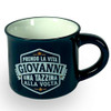 Tazzina da caffè con piattino in confezione regalo - Giovanni