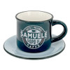 Tazzina da caffè con piattino in confezione regalo - Samuele