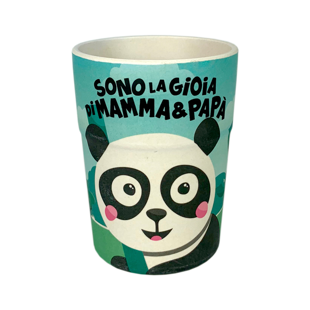 Tazza baby Panda crew - Sono la gioia di Mamma & Papà