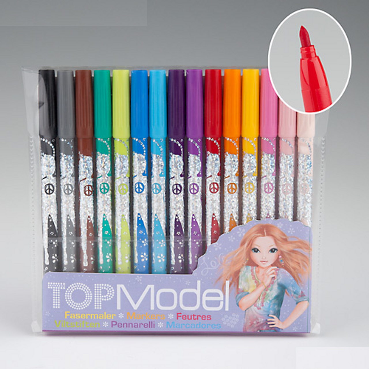 Pennarelli 15 colori Top Model