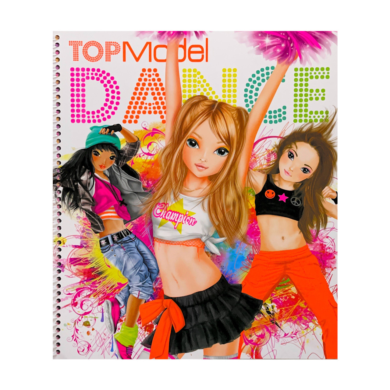 Album da colorare Top Model Dance Studio