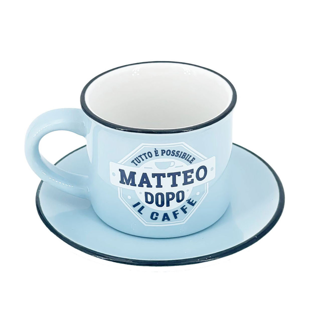 Tazzina da caffè con piattino - Matteo