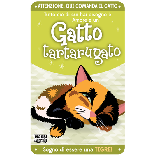 Targa attenzione: qui comanda il gatto - Tartarugato Targa attenzione: qui comanda il gatto - Tartarugato