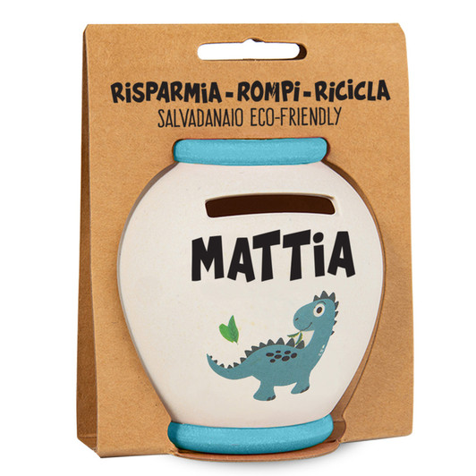 Salvadanaio personalizzato - Mattia