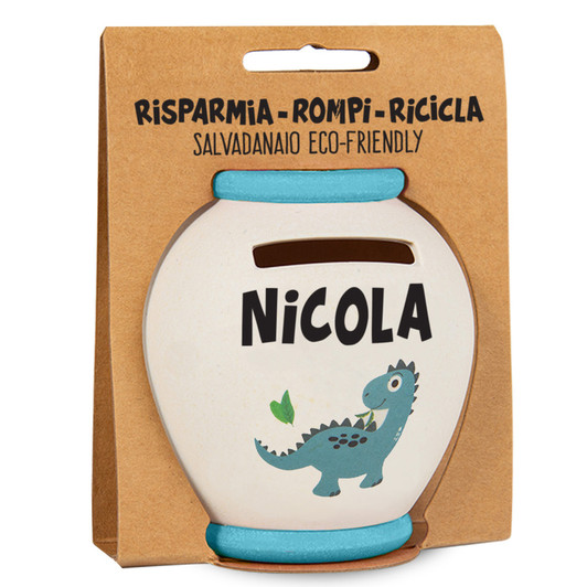 Salvadanaio personalizzato - Nicola