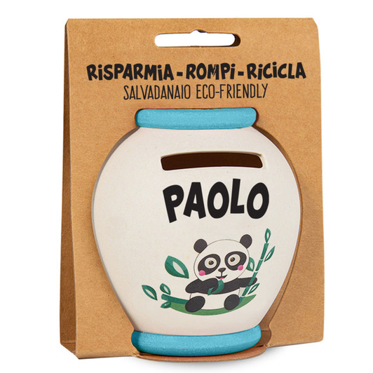Salvadanaio personalizzato - Paolo