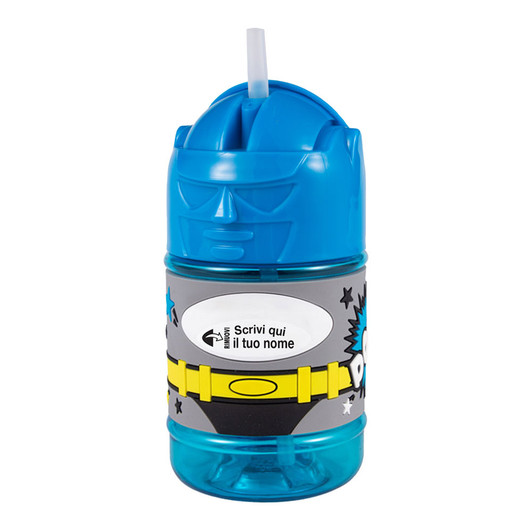 Borraccia  Super Eroe - Generica Blu