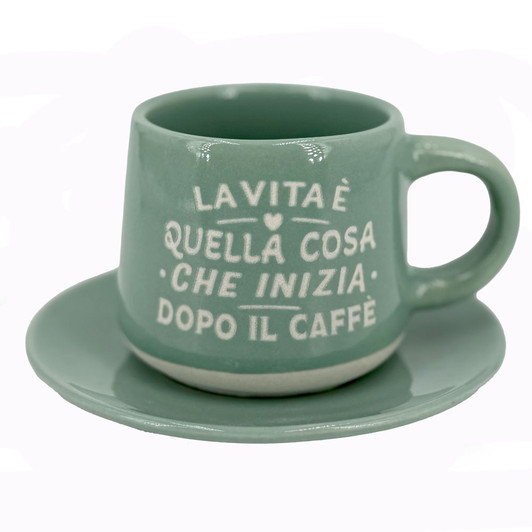 Tazzina da caffè con piattino e scatola - Dopo il Caffè