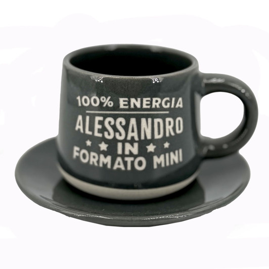 Tazzina da caffè con piattino e scatola - Alessandro