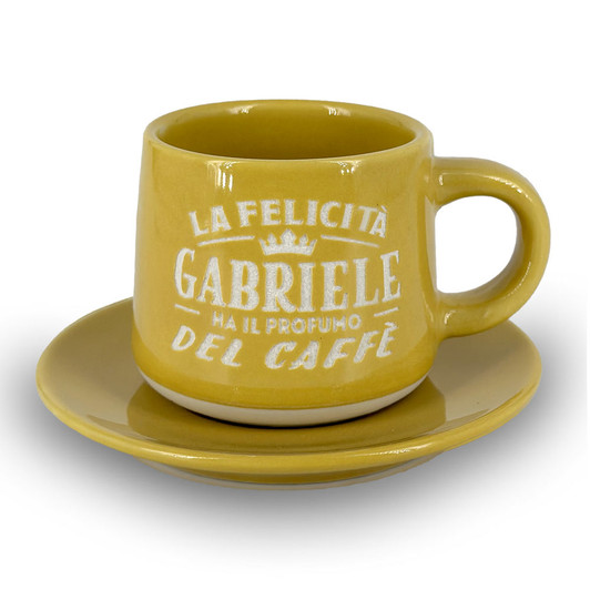 Tazzina da caffè con piattino e scatola - Gabriele