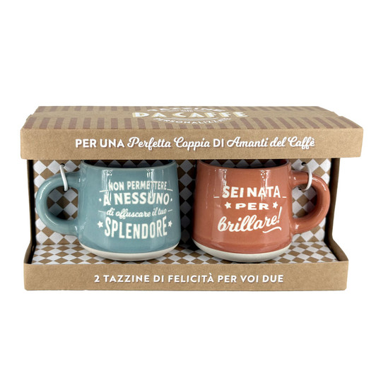 Tazzine da caffè in confezione regalo - Brilla