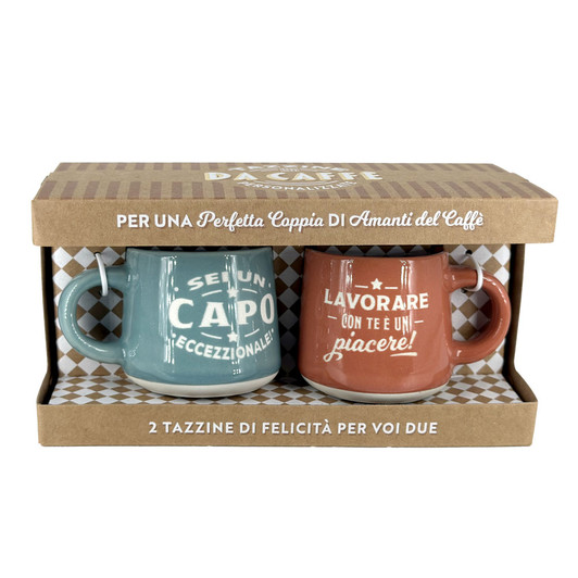 Set 2 tazzine da caffè in confezione regalo - Boss