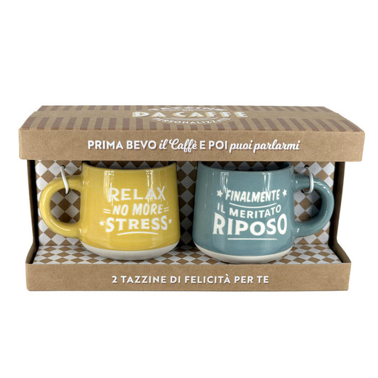 Tazzine da caffè in confezione regalo - Pensione