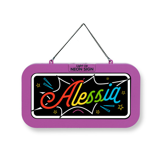 Luminotto Targa Personalizzata - Alessia