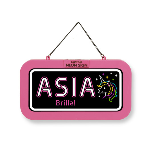 Luminotto Targa Personalizzata - Asia