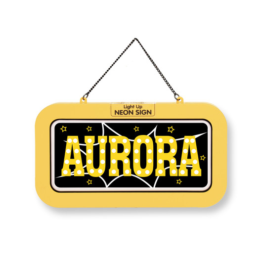 Luminotto Targa Personalizzata - Aurora