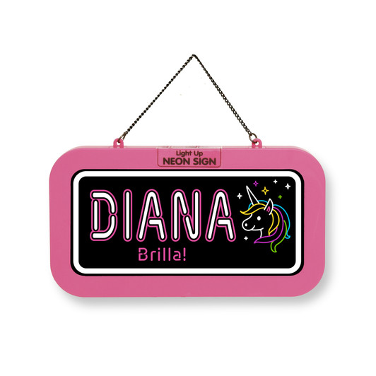 Luminotto Targa Personalizzata - Diana