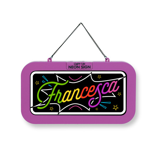 Luminotto Targa Personalizzata - Francesca