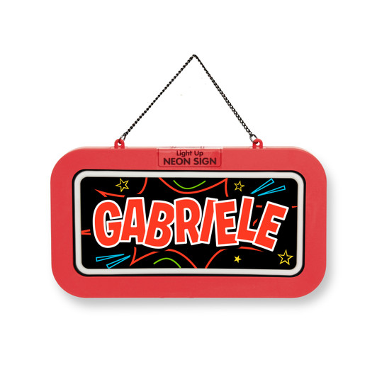 Luminotto Targa Personalizzata - Gabriele