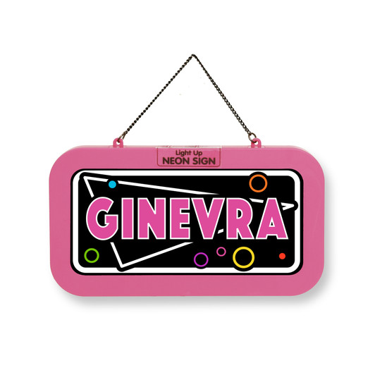 Luminotto Targa Personalizzata - Ginevra