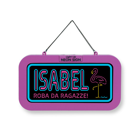 Luminotto Targa Personalizzata - Isabel