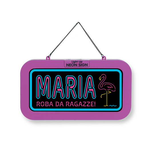 Luminotto Targa Personalizzata - Maria