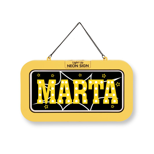 Luminotto Targa Personalizzata - Marta