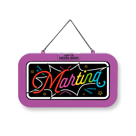 Luminotto Targa Personalizzata - Martina