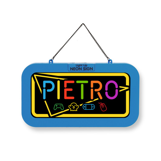 Luminotto Targa Personalizzata - Pietro