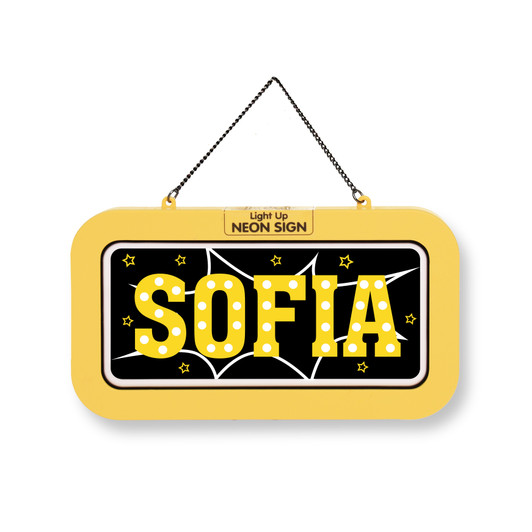 Luminotto Targa Personalizzata - Sofia