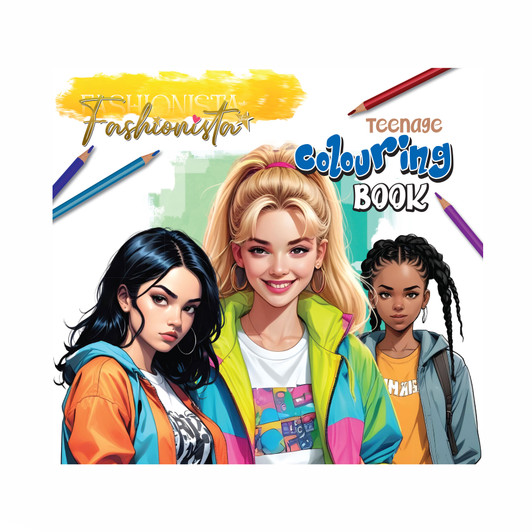 Album da colorare Fashionista Teenage 02
