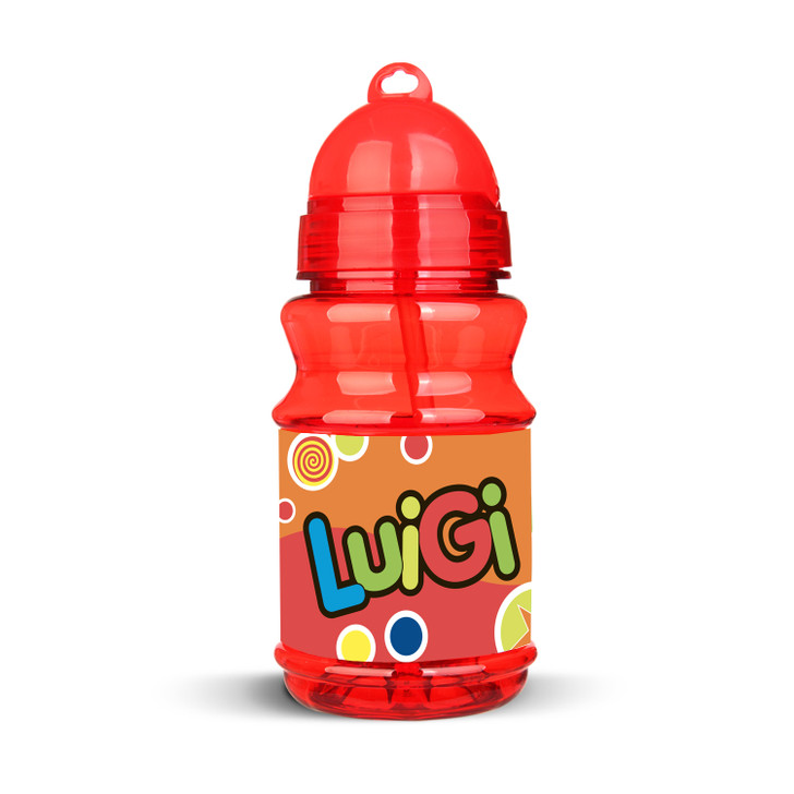 Borraccia in plastica Rossa 300 ml.