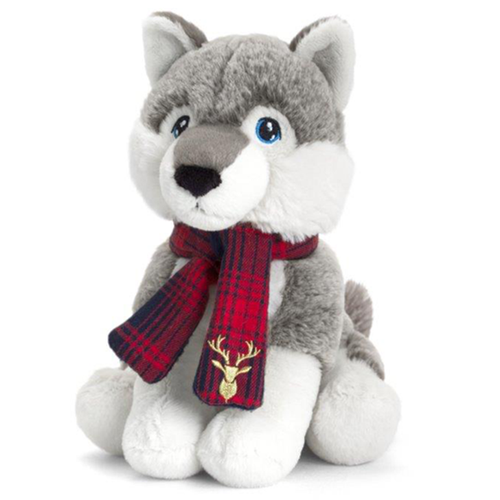 Husky con sciarpa Keel Toys 20 cm