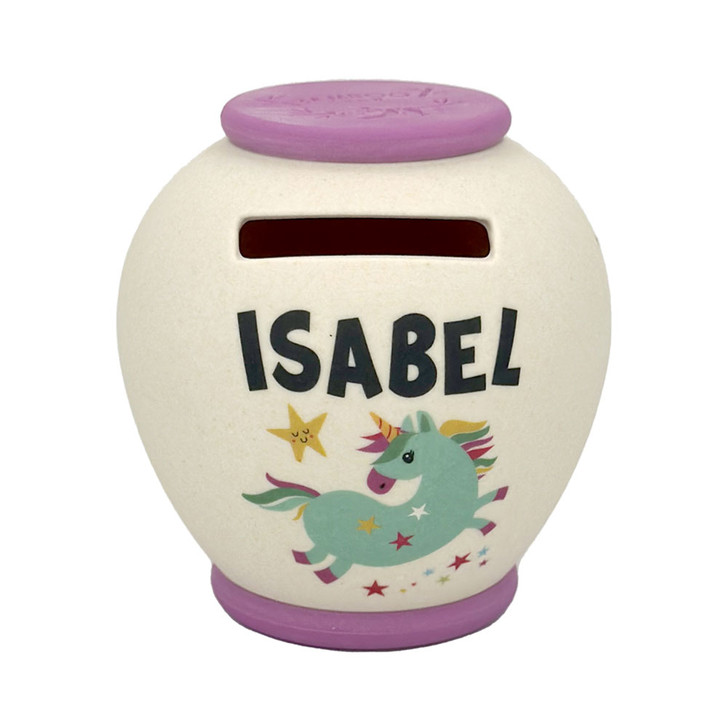 Salvadanaio personalizzato - Isabel
