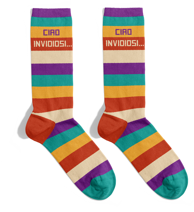 Calzino Ironiks Ciao Invidiosi - Taglia 35/38