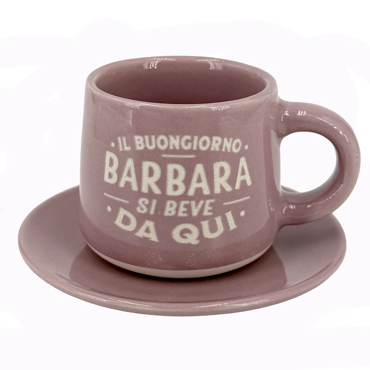 Tazzina da caffè con piattino e scatola - Barbara