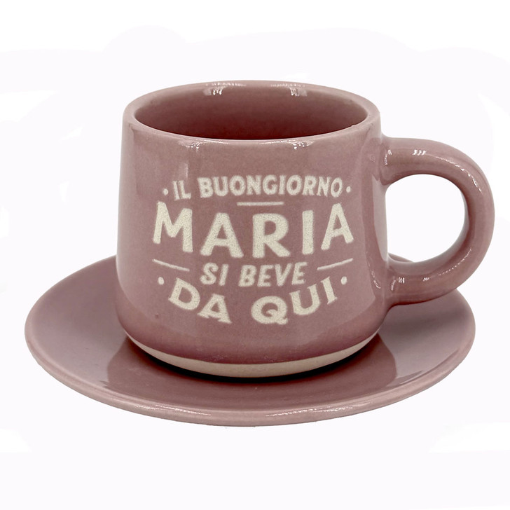 Tazzina da caffè con piattino e scatola - Maria