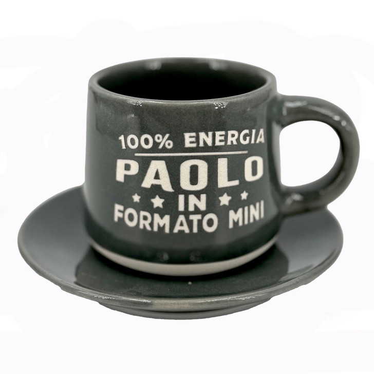 Tazzina da caffè con piattino e scatola - Paolo