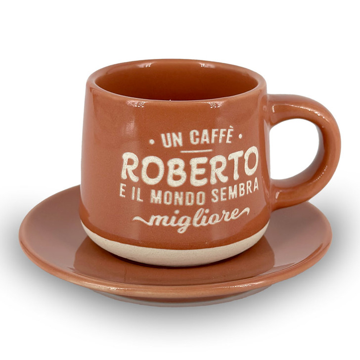 Tazzina da caffè con piattino e scatola - Roberto